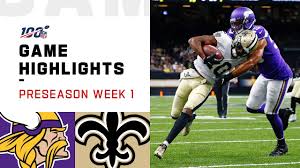 White has his finger on the pulse of kirk cousins and the minnesota vikings. Vikings Vs Saints Preseason Week 1 Highlights Nfl 2019 Youtube