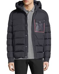 Moncler Men S Prevot Hooded Puffer Jacket With Pocket Moncler Cloth