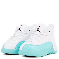 Black And Turquoise Jordans 12 Jordan 12 Retro Gt White Black Light Aqua Baby Jordans Boy Baby Jordan Shoes Baby Girl Shoes
