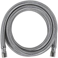 This tap is not used for a dishwasher or washing machine as both of those have their own taps in different parts / rooms in the house, this tap is specifically in the fridge area. Certified Appliance Accessories 8 Ft Braided Stainless Steel Ice Maker Connector Im96ss The Home Depot