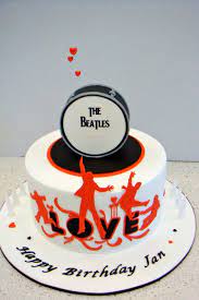 Pin By American Buon Compleanno On Let Us Eat Cake Beatles Cake Music Cakes Beatles Birthday Cake
