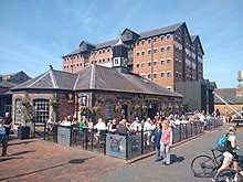 Oh he fancied a fight so he went up to the wetherspoons. Wetherspoons Wikipedia