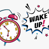 Vector illustration of cartoon alarm. 1