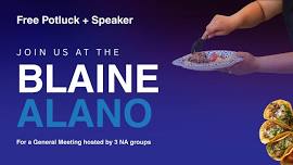 Free Potluck + Speaker Night at Blaine Alano