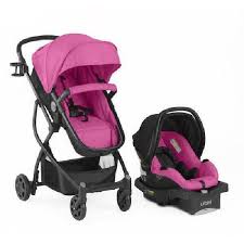 3 In 1 Travel System Stroller Pink Lightweight Stroller Car Seat Outdoor Travel Systems For Baby Travel System Stroller Baby Strollers Travel System