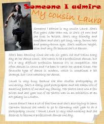 Someone I Admire Learnenglishteens