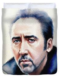 Nicolas Cage, Actor #2 Wood Print by John Springfield