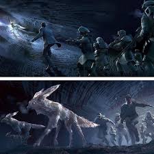 The Last Jedi Early Keyframe Art Of Crystal Fox Vulpix Leading The Resistance Out Of The Salt Mines Of Crait Concep Star Wars Art Concept Art Last Jedi