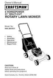 About 0% of these are machining. Craftsman Lawn Mower Parts Manual 944 360431