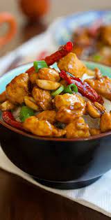 Kung Pao Chicken Healthy Homemade Chinese Chicken In Savory And Spicy Kung Pao Sauce Best Kung Pao Chicke Easy Chicken Recipes Asian Recipes Chinese Cooking