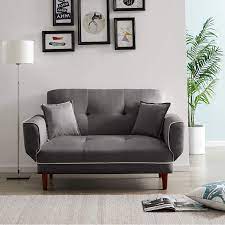 We did not find results for: Convertible Futon Sofa Bed With 2 Pillows Twin Size Sleeper Sofa Futon Couch Recliner Couch With Adjustable Armrest And Wood Legs Living Room Sofa With 5 Angle Backrest For Small Space Grey