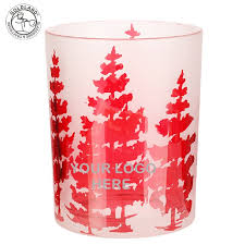 Supply Christmas Frosted Glass Round Votive Candle Holder Factory Quotes Oem