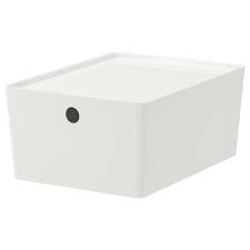 Grande boite plastique de rangement 52l rangestock. Boites De Rangement Paniers Ikea