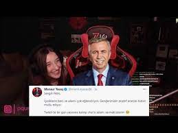 Ankara büyükşehir belediye başkanı mansur yavaş, daha önce bir twitch yayıncısı olan pqueen'e verdiği yanıt ile gündeme gelmişti. Pqueen Mansur Yavas Pelin E Tweet Atiyor Youtube