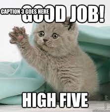 Find and save great job memes | from instagram, facebook, tumblr, twitter & more. Good Job High Five Meme