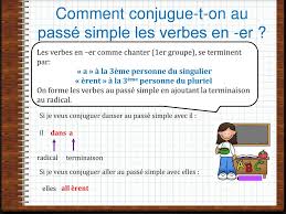 Danser au passé simple de l'indicatif. Conjuguer Au Passe Simple Ppt Video Online Telecharger