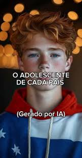 Adolescentes de Cada País Criados por Inteligência Artificial