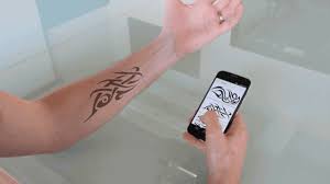 Proprietary e ink programmable tattoo can be changed at will great for those who don't want to commit to permanent. This Electronic Ink Tattoo Is The Apple Watch Killer