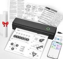 Amazon.com: Portable Printers Wireless for Travel, Bluetooth ...
