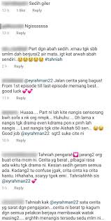 Drama ini akan mula bersiaran pada 29 oktober setiap hari isnin hingga jumaat jam 7 malam di saluran astro ria dan ria hd. Ending Cemburu Seorang Perempuan Robek Emosi Rupanya Ds Siti Pun Terjebak Erin Sakura