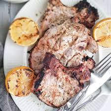 They call pork the other white meat for good reason. Grilled Greek Yogurt Marinated Pork Chops Heart Healthy Greek Recipe Pork Grilled Pork Chops Marinade Pork Marinade