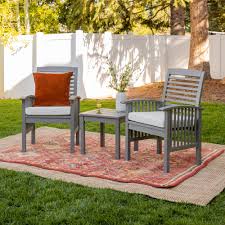 Buy the best and latest backyard chair on banggood.com offer the quality backyard chair on sale with worldwide free shipping. Surfside 3 Piece Acacia Outdoor Chat Set On Sale Overstock 21161938