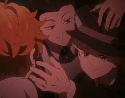 Norman Emma And Isabella The Promised Neverland Anime Films Anime Heaven Anime