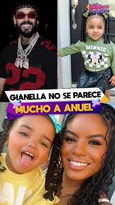 Gianella es la hija de Anuel AA que menos se parece a él.