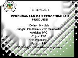 Perencanaan Dan Pengendalian Produksi Ppt Download