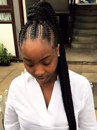 Pin By Sofi Silvera On Fly Hairstyles Braids For Black Hair Kids Braided Hairstyles Braided Ponytail Hairstyles