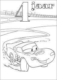 We hebben auto's van verschillende merken zoals bmw, mercedes, audi, range rover en jeep, maar. Kleurplaat Cars Verjaardag Bliksem Racet 4 Jaar Cars Coloring Pages Coloring Books Cool Coloring Pages