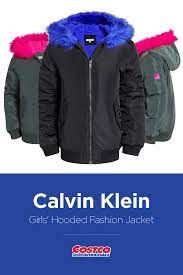 Calvin Klein Girls Hooded Fashion Jacket Calvin Klein Girls Jacket Style Fashion