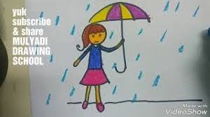 Dengan mengajaknya mewarnai gambar kartun atau yang sejenis, imajinasinya akan secara otomatis terpancing. Gampang Bangeeeet Menggambar Anak Memegangi Payung Gampang Easy Drawing Umbrella Youtube