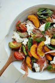 Peach And Prosciutto Salad Food Summer Salads Healthy Recipes