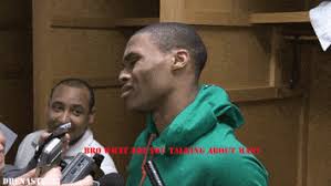 Russell westbrook #0 & kevin durant #35 #kd okc thunder #thunderup. Russell Westbrook Gifs Get The Best Gif On Giphy