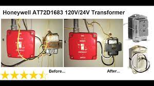 On the high side i have 2 red, 2 blk. Honeywell At72d1683 120v 24v Transformer Replacement Youtube