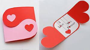 Now take the thread and paste it below the hearts you paste on the card. How To Make Love Massage Card For Boyfriend Or Girlfriend Handmade Easy Card Tutorial Youtube