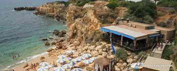 This is a sandy beach with a promenade of cafes, bars and restaurants. Praia Do Castelo Beach Albufeira Portugal