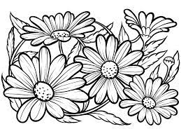 Killer heart coloring page 2.00. Printable Daisies Coloring Page For Both Aldults And Kids