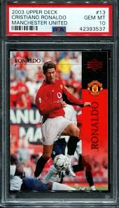 How come this has 118 ??﻿ brett golembeski says i miss ronaldo…hasn't been a winger like him since he left united :'(﻿ deasignn snaperz says Cristiano Ronaldo 2003 Upper Deck Manchester United 13 Rookie Rc Psa 10 Soccer Futbol Psa10 Manchester United Cristiano Ronaldo Ronaldo