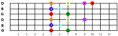 meticulous dobro fretboard chart 2019