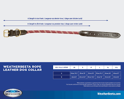 dog collars and leads size charts