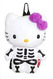 Hello Kitty Skeleton Plush Backpack Hello Kitty Plush Kitty Hello Kitty