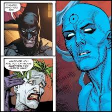 Joker Meets Dr Manhattan Superhero Art Superhero Wallpaper Vintage Comics
