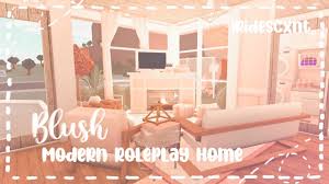 Aesthetic blush living room bloxburg. Roblox Bloxburg Blush Modern Aesthetic Roleplay House Home Blush Family Home Iridescxnt Youtube