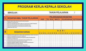 Sd mi smp mts sma smk ma. Program Kerja Kepala Sekolah Excel Kepala Sekolah Sekolah Kartu Perpustakaan