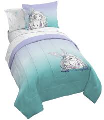 Bold purple bedding and bed linen for a coordinated look. The Little Mermaid Teal Purple Ombre Bed In A Bag Bedding Set W Reversible Comforter Walmart Com Walmart Com