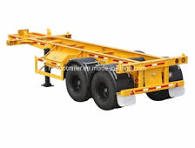 3 Axle 20FT 40FT Skeleton Container Trailer Frame - Skeleton ...