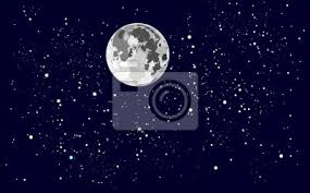 Please correct me if i'm. Starry Night Sky And Full Moon Pinturas Para La Pared Cuadros Luna Llena Satelite Lunar Myloview Es
