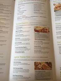 Classic italian options are generally priced between $12 and $16 on the dinner menu and $9 to $12 on the lunch. Menu Picture Of Olive Garden Italian Restaurant Amherst Tripadvisor